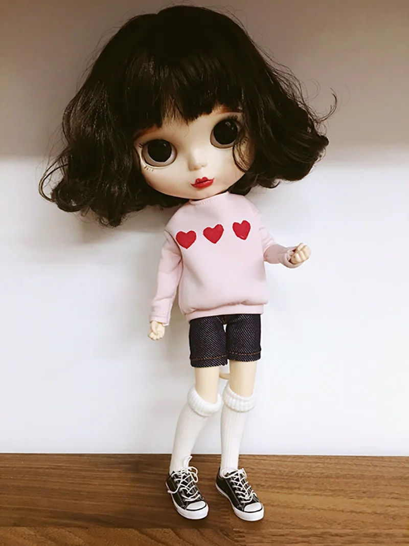 Кукла Blyth одежда милый свитер с длинным рукавом/короткие брюки для Azone OB24 Licca
