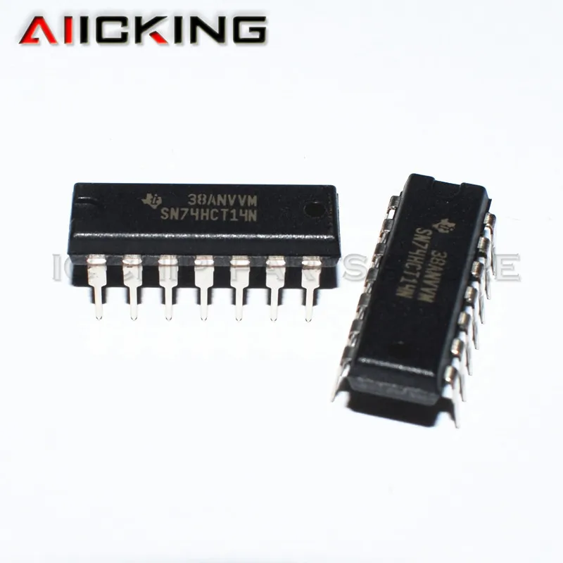 10 шт./лот SN74HCT14N DIP14 SN74HCT14 74HCT14 74HCT14N преобразователь шестигранный Шмитт триггер