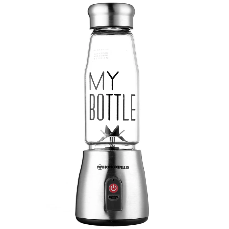 

300ml Stainless steel USB Charging Portable Juicer Mixer Mini Juice Electric Smoothie Maker Blenders Machine Household