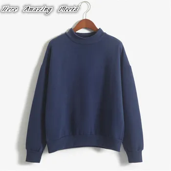 Liva girl Here Amazing Meets Folding Women Casual Hoodies