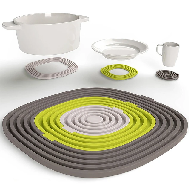 White Super Silicone 7.5 Hot Pad / Trivet