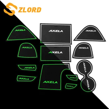 

12 Pcs/Set Car Gate Slot Mats for Mazda 3 AXELA 2014-2016 Interior Accessories Door Groove Mat Accessories