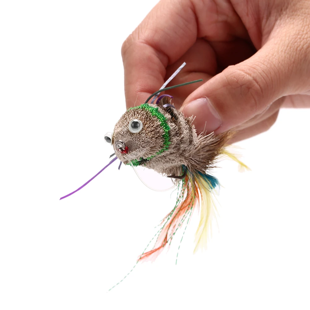 1Pc New Sale Salamander Fly Fishing Flies Trout Bass Flies Lure Bait Float Weedless Flies Wire Fishing Tackle