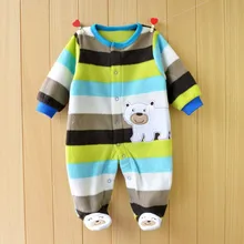 Baby Rompers Autumn Winter Baby clothes long sleeved coveralls Boy Girl romper Polar Fleece baby Clothing