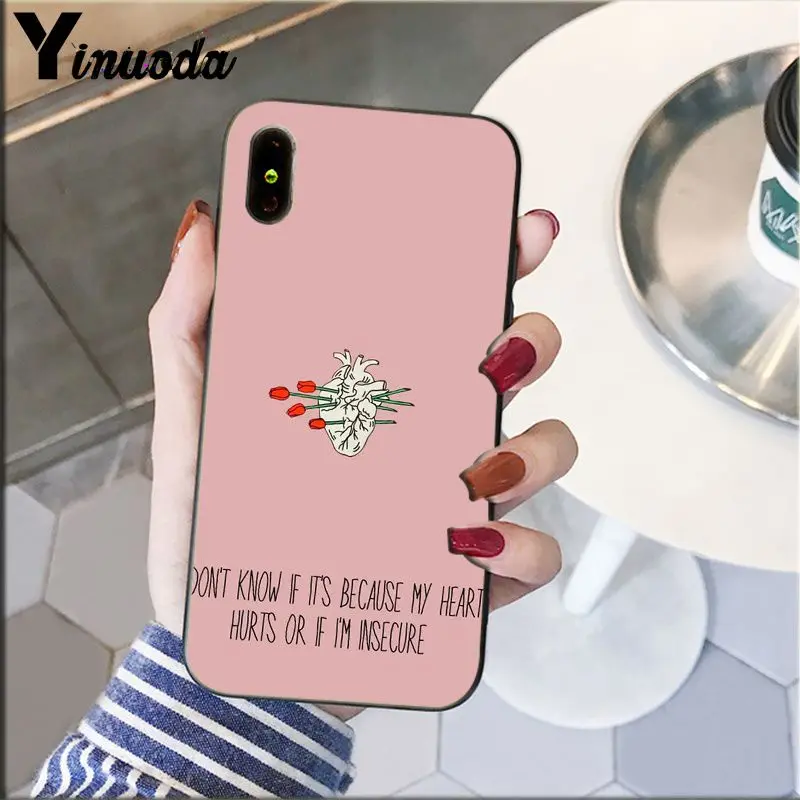 Yinuoda Juice WRLD Мягкий Силиконовый ТПУ чехол для телефона Apple iPhone 8 7 6 6S Plus X XS MAX 5 5S SE XR мобильный чехол - Цвет: A14