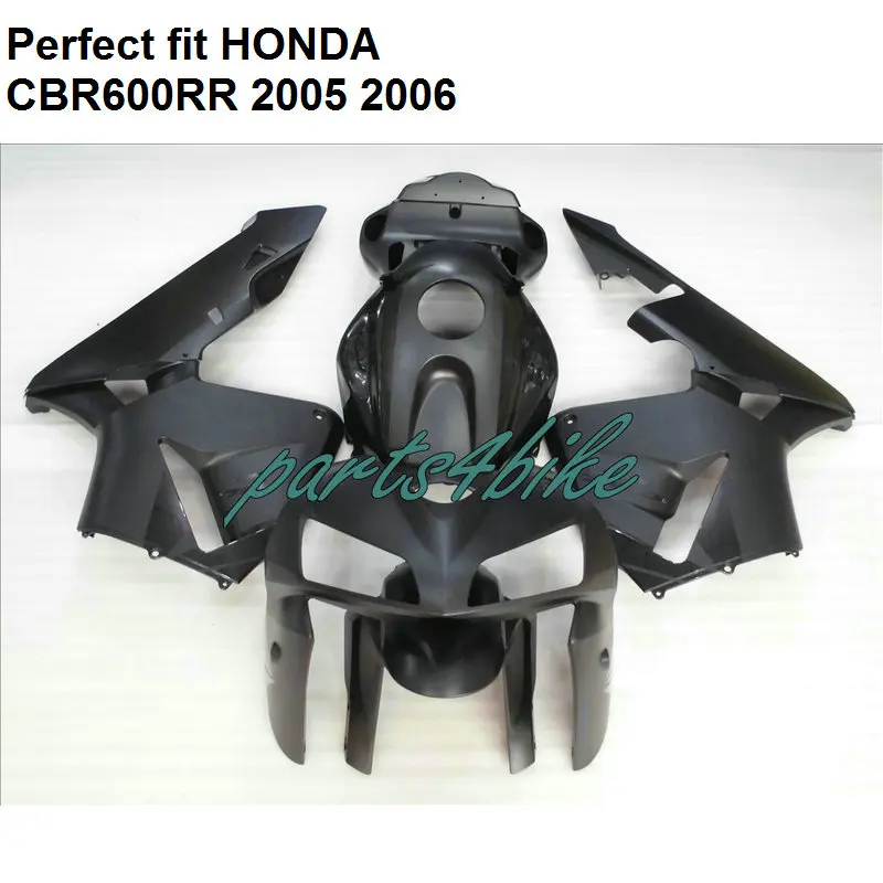 Комплект обтекателей для кузова Honda CBR600RR 2005 2006 матовый черный комплект CBR 600RR 05 06