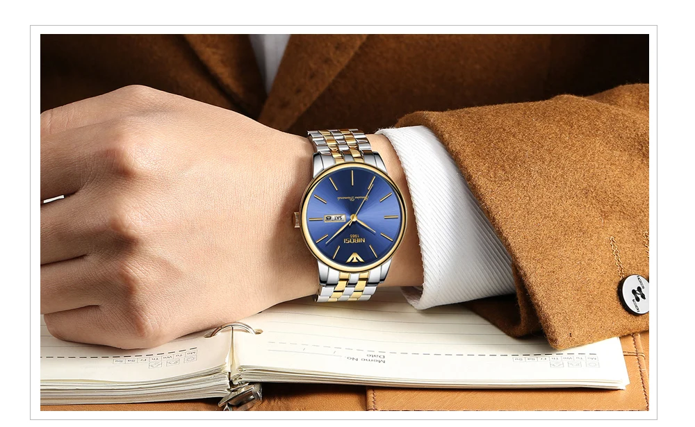 Relogio Masculino NIBOSI Mens Watches Top Brand Luxury Simple Watches Men Steel Calendar Date And Week Fashion Watches 2018 Saat (20)