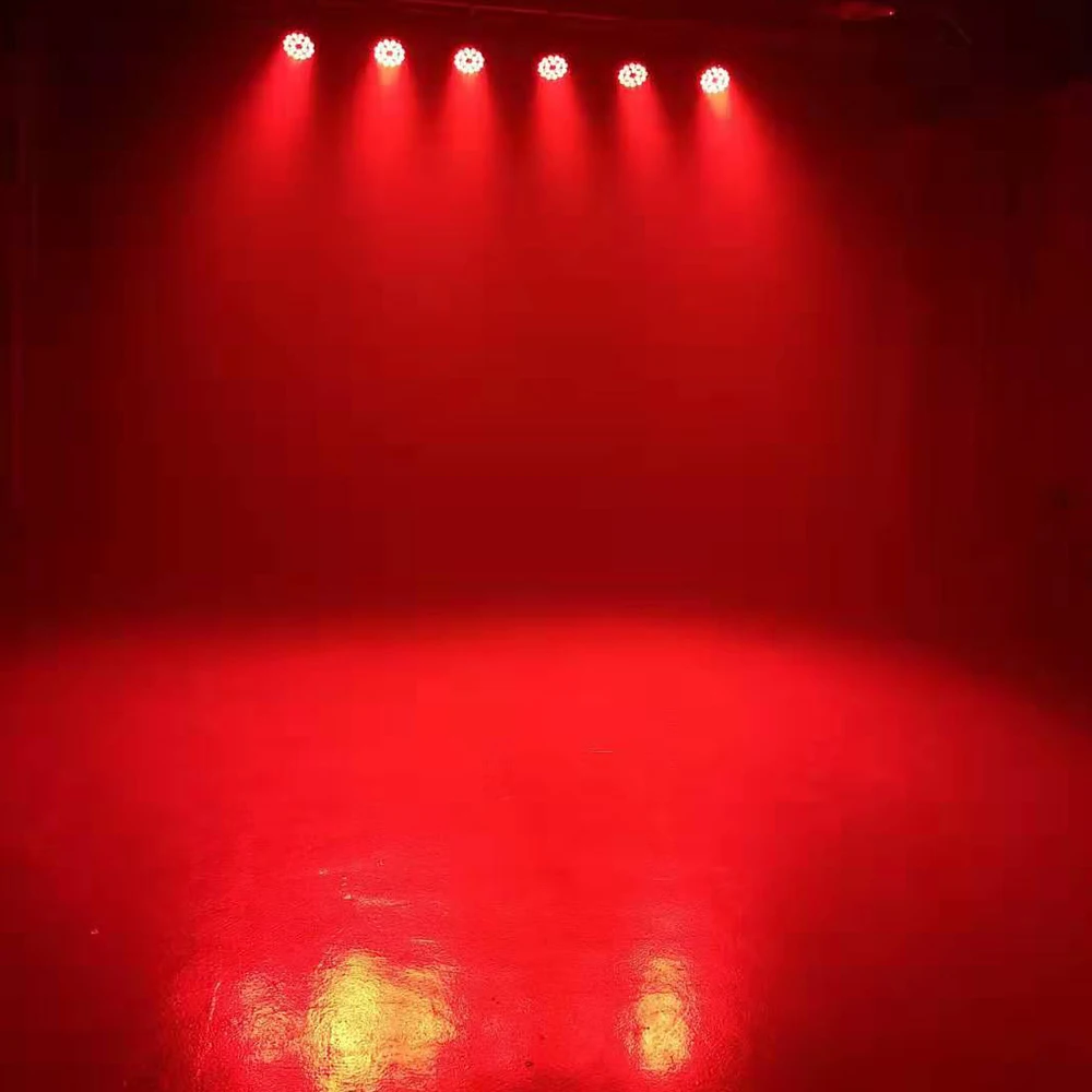 Luzes de Palco 6 Pçs e lote Discoteca Dmx Fase Luz Par Led Par 18×12 w Rgbw 4in1 Par Pode