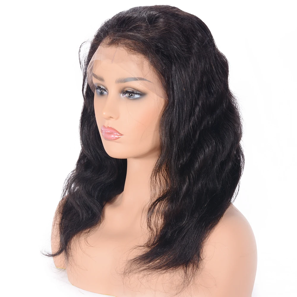 Body Wave Glueless Full Lace Wigs Human Hair with Baby Hair Pre Pluck