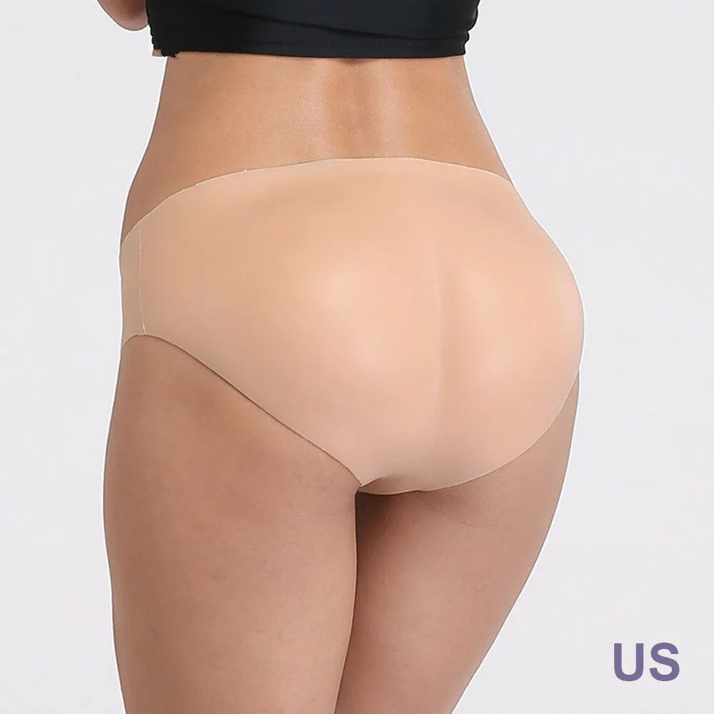 New Fashion Sexy Full Silicone Underwear Butt Enhancer Trangle Pant Body Pads Shaper Wear Body Shapewear Pants Gift