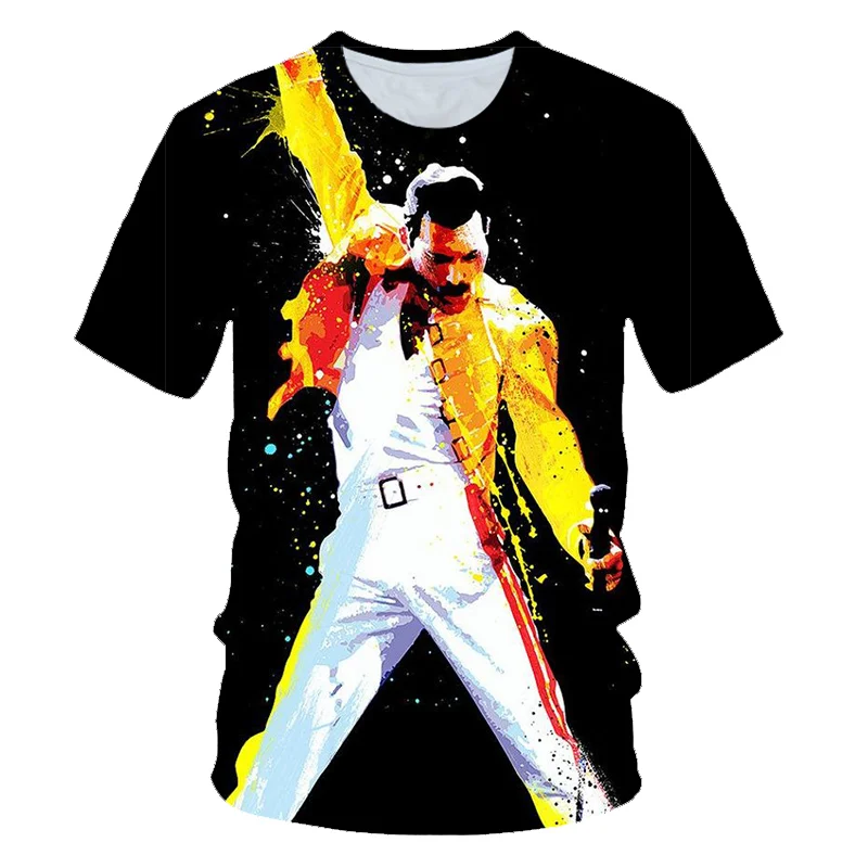 Freddie Mercury The queen Band Футболка Мужская Хип-Хоп рок хипстерская футболка повседневные