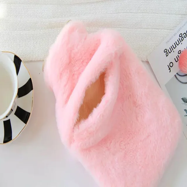 2017 New Creative Cute Cartoon Rabbit Hot Water Bottle Bag Safe And Reliable High-quality Rubber Washable Household Warm Items