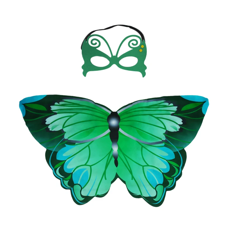 

SPECIAL 120*70 cm Green Butterfly Costume Show Dance Thanksgiving Costume Holiday Party Kids Girls Costume Carnival Gifts
