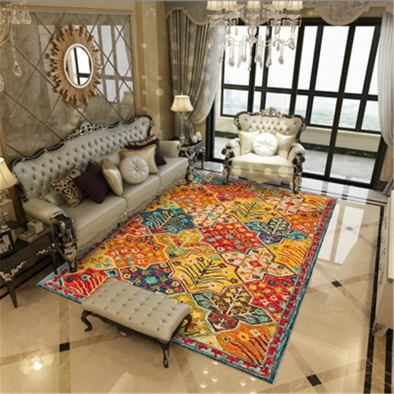 Large Area Rug For Living Room Fashion Carpet Thick Soft Rug Bedroom Centre Bedside Rug Kids Room Mat Bathroom Anti-Slip Carpets