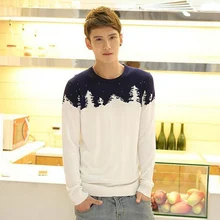 Die neue muster lose bequeme pullover pullover mens herbst männlichen zauber Snowflake farbe winter stricken tops für männer