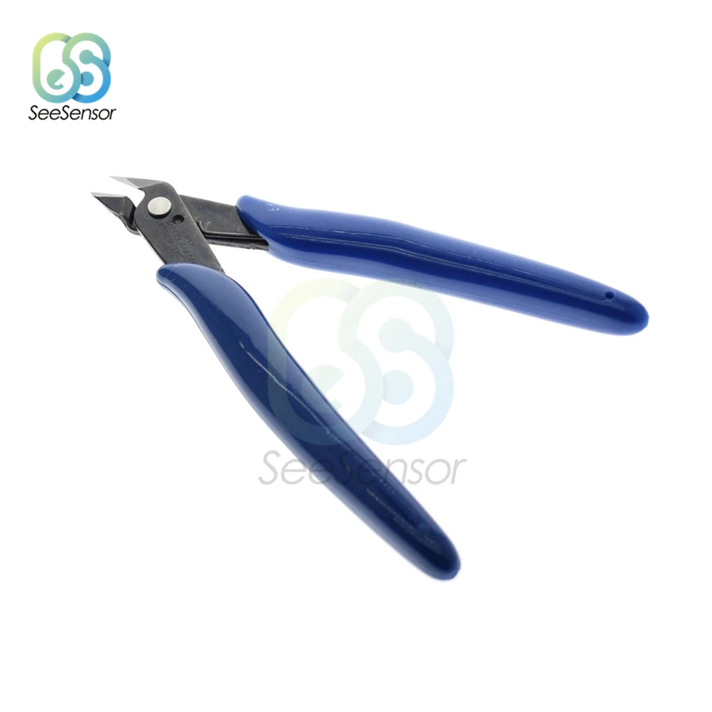 Electrical Wire Cable Cutters Cutting Side Snips Flush Pliers Nipper Anti-slip Rubber Mini Diagonal Pliers Hand Tools