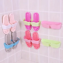Bathroom Glue Wall-mounted Plastic Shoe Rack Stand for Footwear Living Room Shoe Organizer Simple Three-dimensional Shelf цена Bathroom Glue Wall-mounted Plastic Shoe Rack Stand for Footwear Living Room Shoe Organizer Simple Three-dimensional Shelf цены онлайн