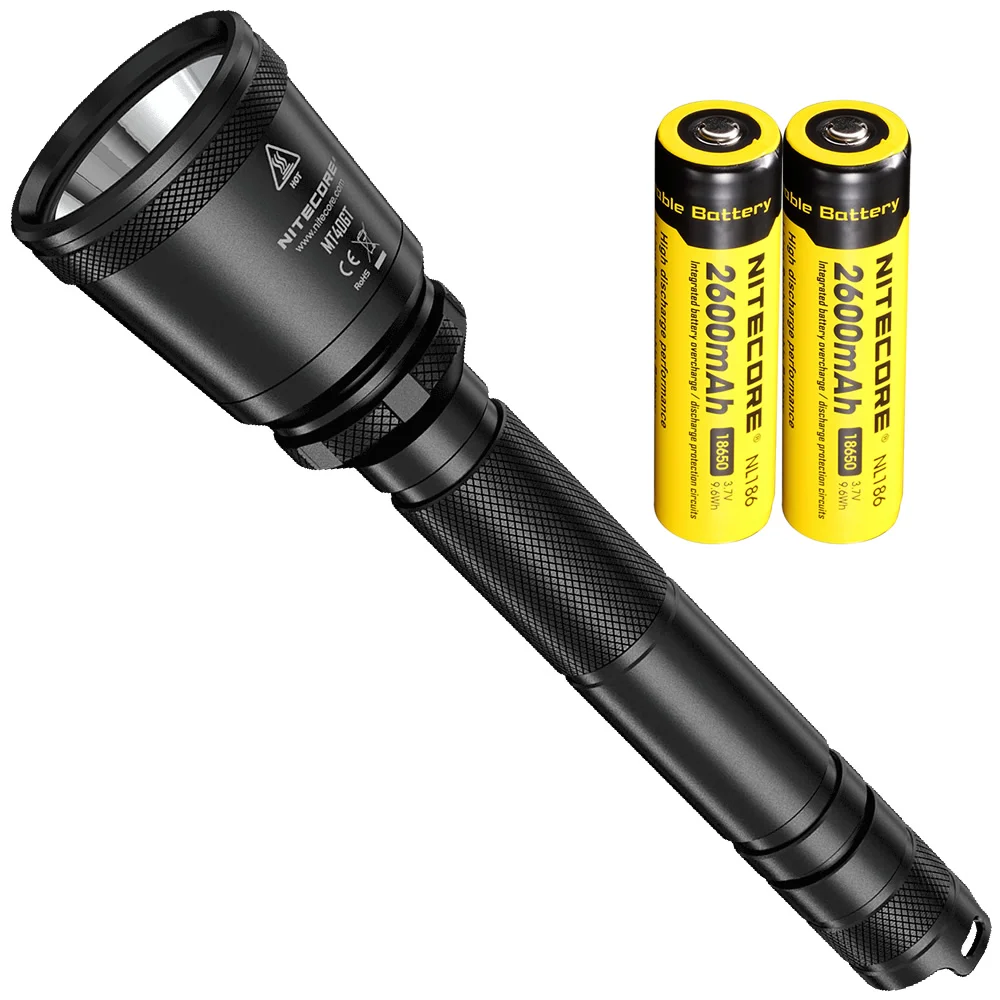 NITECORE MT40GT 1000 LMs CREE HI V3 светодиодный фонарь дальнего действия фонарик из