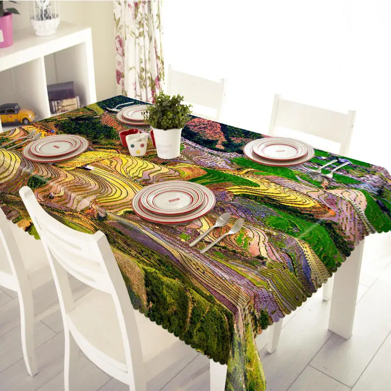 

Round plastic Tablecloth rectangular Waterproof Picnic Coffee party Wedding Table cloth Table cover Customized size Pillowcase