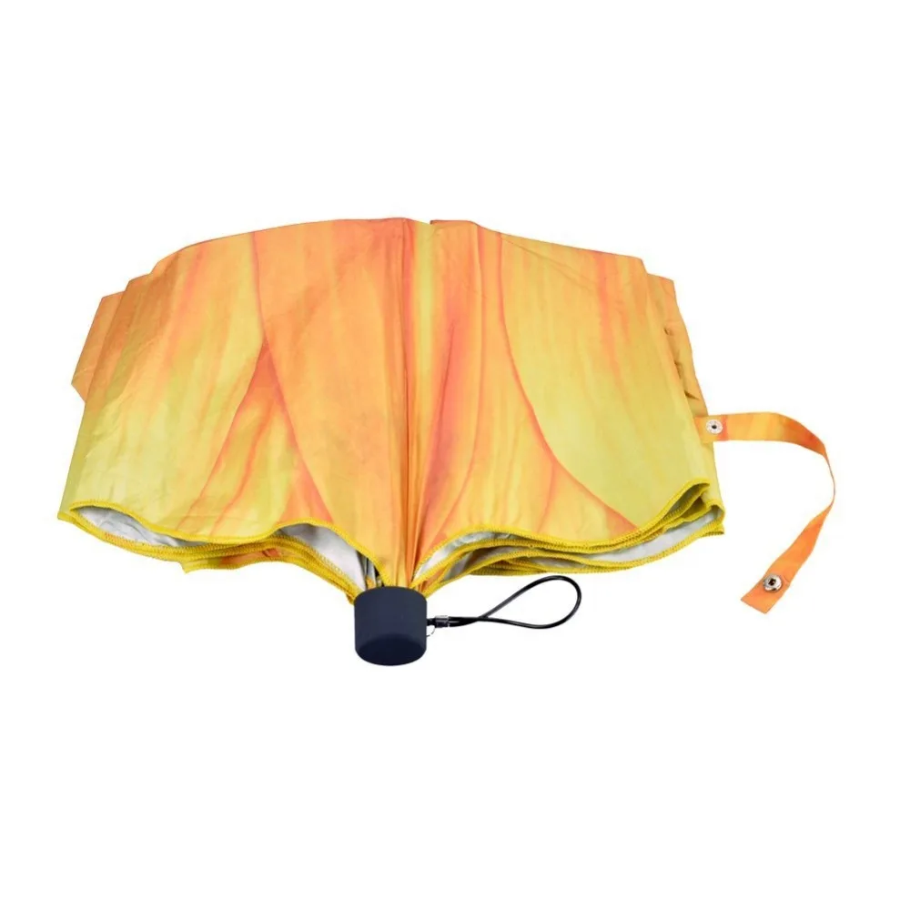 Sunflower Folding Travel Umbrella01