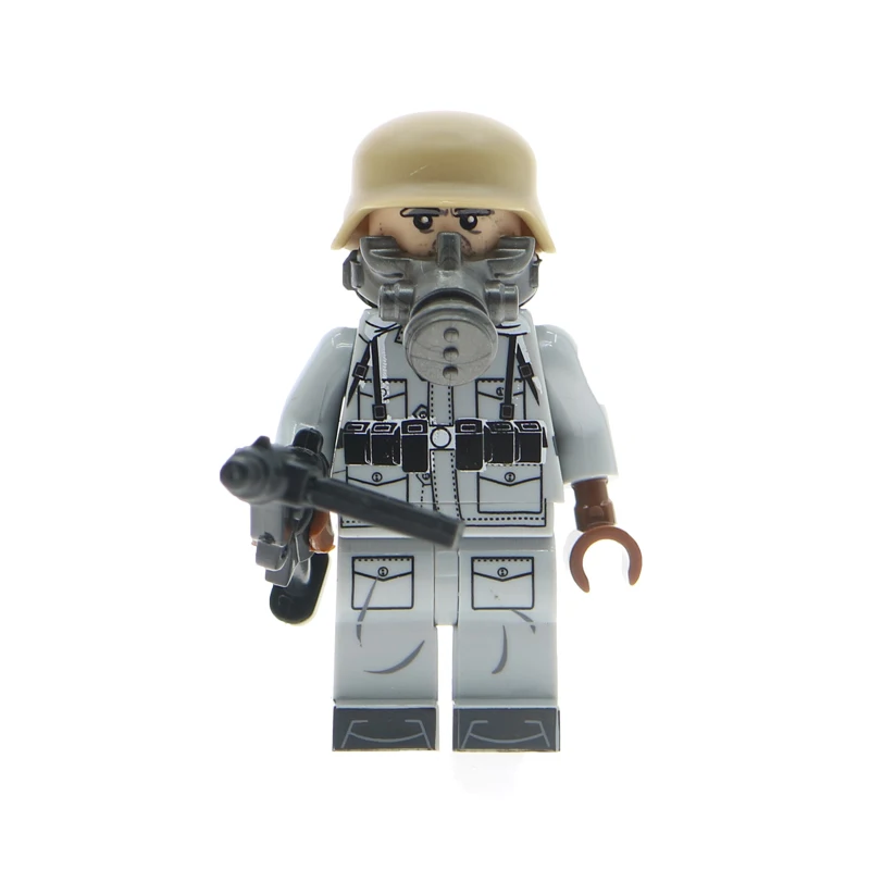 WW2 Russian American Italy British Polish Military Army SWAT Soilders figures Building Blocks With Weapons accessories toys gift