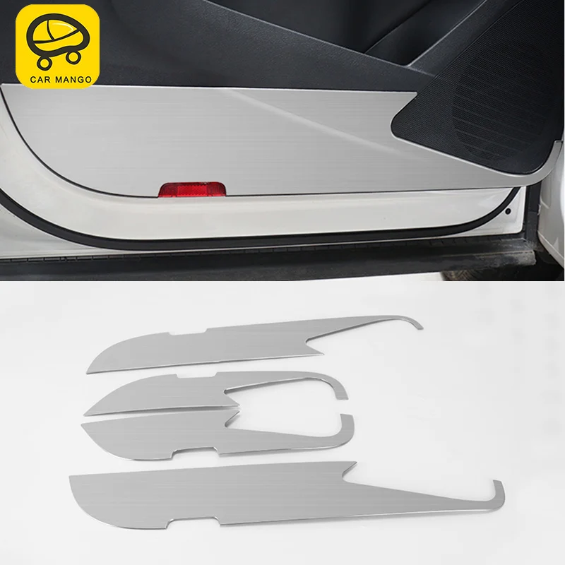 

CAR MANGO for Volkswagen Tiguan 2010-2016 Car door Anti kick board cover Sitcker decoration trim