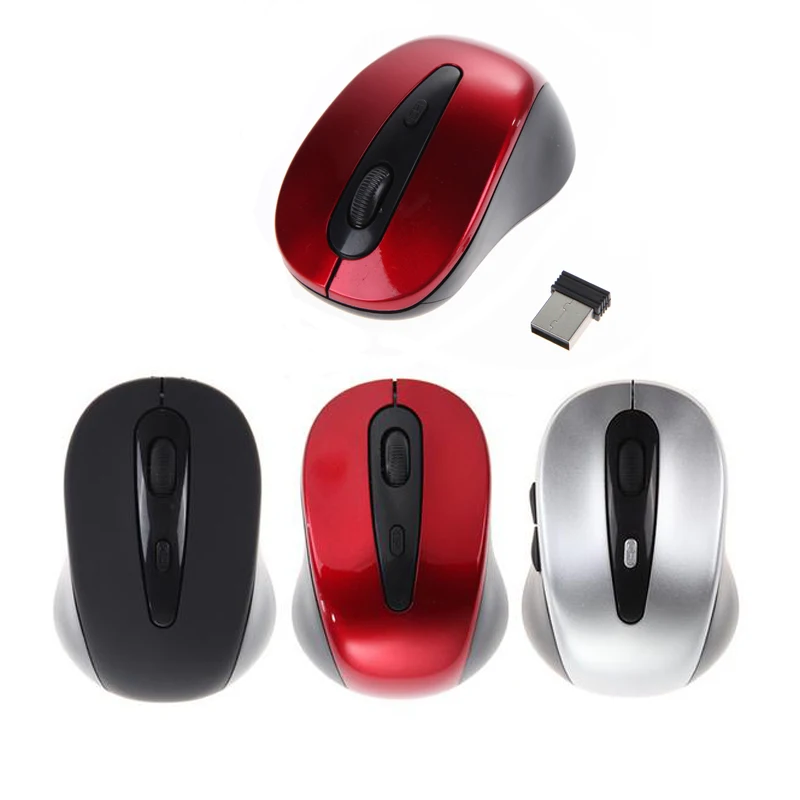 

New Portable USB Mouse 2.4Ghz Wireless Optical Gaming Mouse Gamer Mice with Mini USB Receiver For Computer PC Laptop Promotion