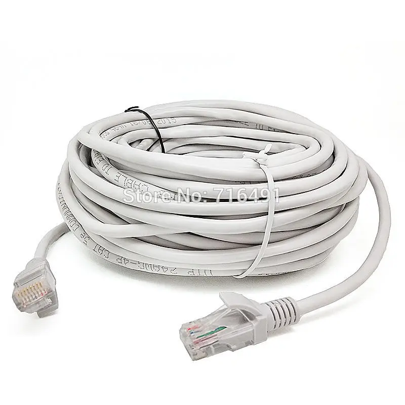 16.4 фута/5 м UTP Ethernet позолоченный сетевой коммутационный кабель Cat5e RJ45