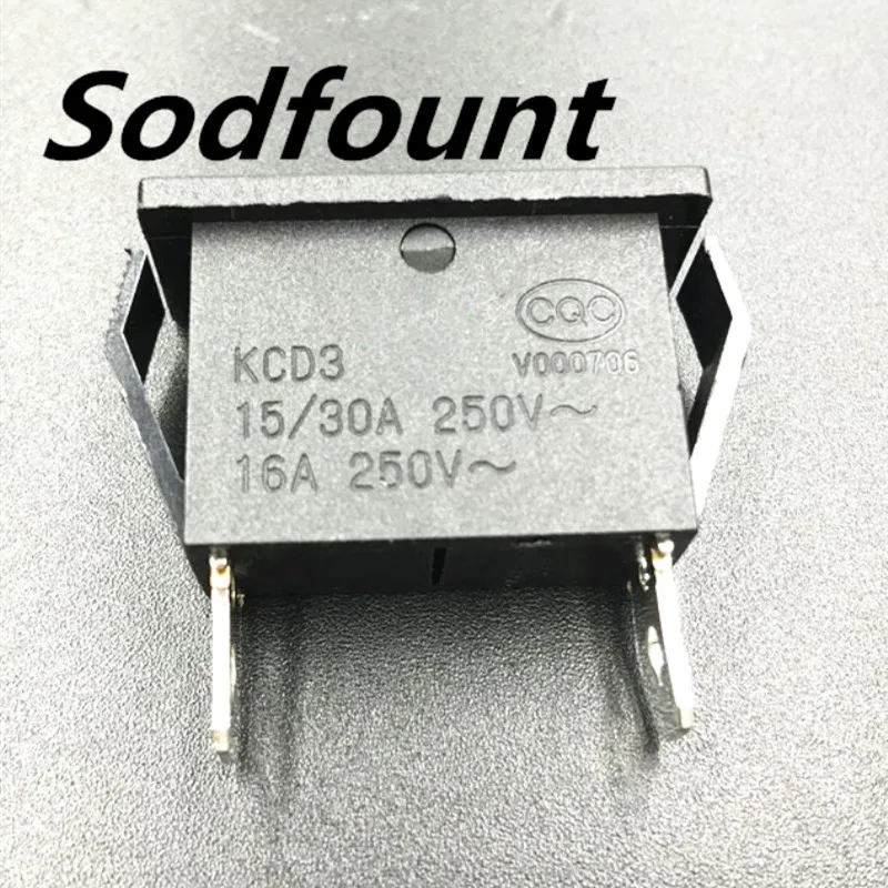 15/30A 250v 16A KCD3 2pin Medium Automotive Fuse Holder Soldering Board Insurance Seat Fuse 1/2/5 Pcs