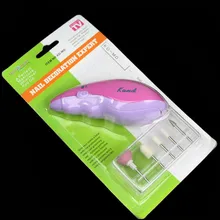 1set 5bits Professional Electric Manicure Machine Nail File Drill art set kit Pen Pedicure File Polish Nail Feet care products 1set nail drill bits set nail art polish manicure pedicure machine nail brushes gel nails polish remover makeup tool kit eu plug