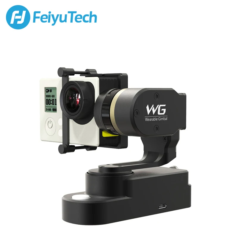 Feiyu WG носимых Gimbal 3 оси Бесщеточный Карданного для GoPro 3/3 +/gopro 4 AEE Xiaoyi спортивные Камера