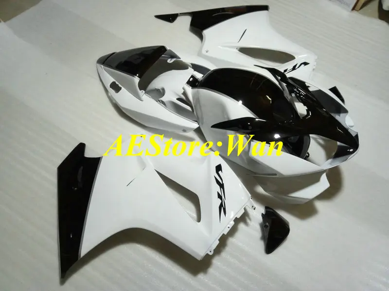 

Motorcycle Fairing kit for HONDA VFR800 02 03 04 05 06 VFR 800 2002 2004 2005 2006 ABS White balck Fairings set+Gifts HW01