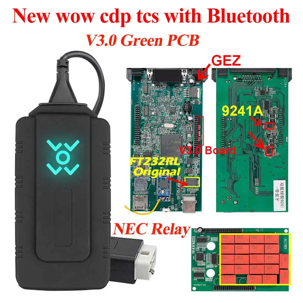 CDP TCS CDP Pro R3 keygen. R1 бесплатно активный для автомобиля/считыватель кодов компьютера грузовых автомобилей obd2 диагностический инструмент как multidiag pro PK MVD - Цвет: wow cdp tcs BT