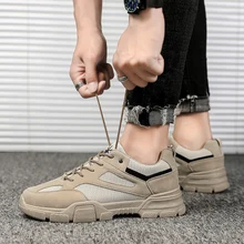 Leader Show/мужская спортивная обувь с резиновой сеткой; удобные трендовые кроссовки; Мужская обувь для ходьбы; сезон весна; zapatos hombre; мужские кроссовки