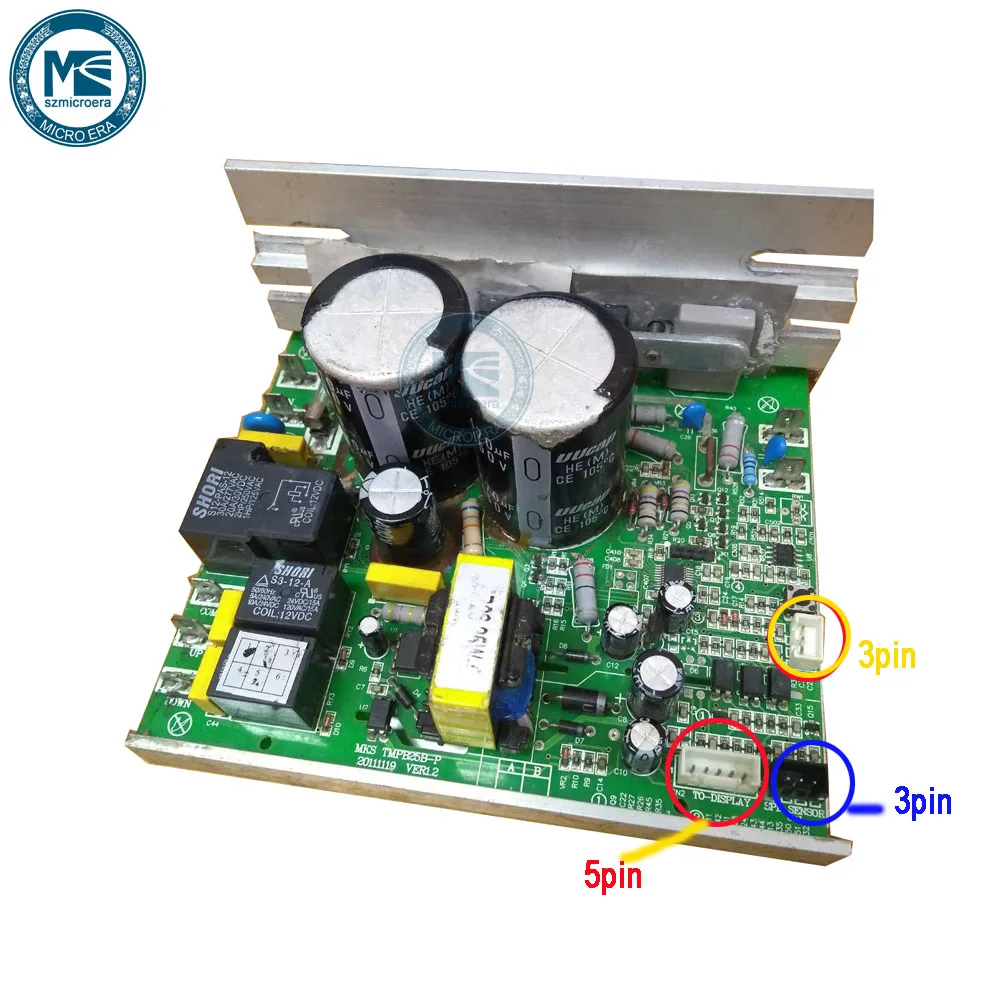 

Treadmill Power Supply Board MKS TMPB25B-P 20111119 VER1.2 Treadmill Lower Motor Control board Circuit Board 5pin version