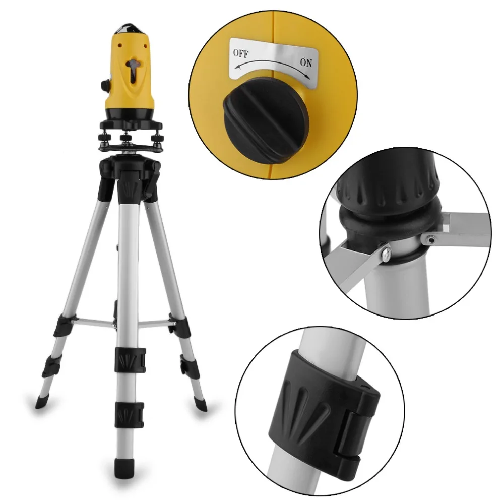 

Newest SL-201 110 Degrees Multifunctional Laser Level 650nm Leveling Instrument With Tripod Vertical Horizontal Line Tool
