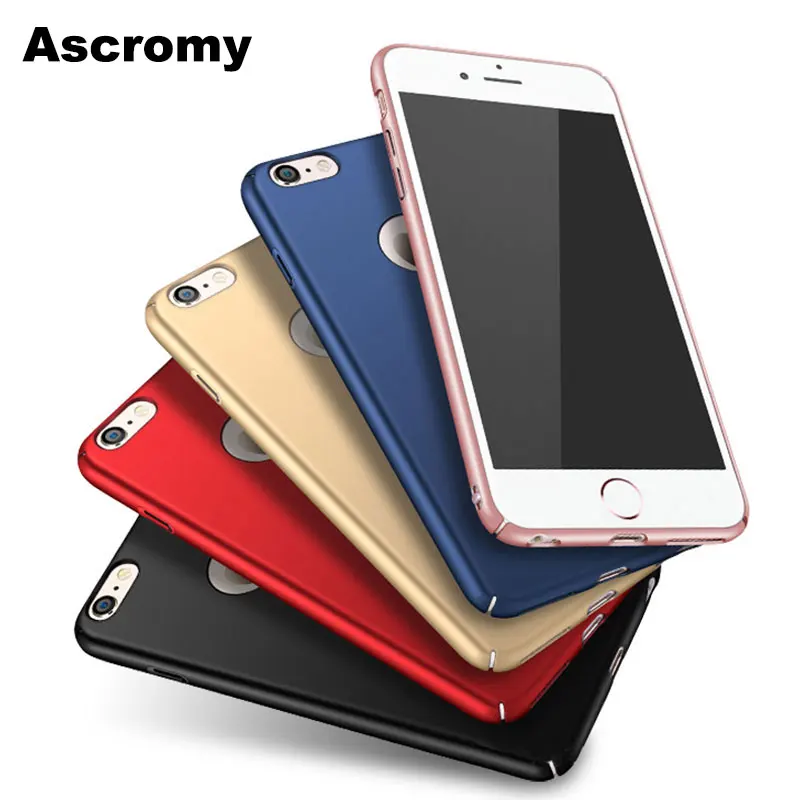 Ascromy Shell Hard Plastic PC Ultra Thin Full Protective Cover Case for Apple iPhone 6 S 6S Plus 7 8 X 5 5S SE Phone Accessories (1)