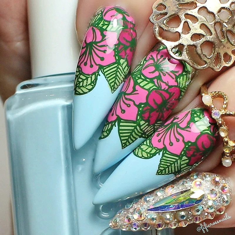 BeautyBigBang 6*12 см пластины для стемпинга ногтей для стемпинга в стиле ретро природа мир цветочный лист тема для дизайна ногтей шаблонные штампы пластины