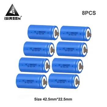 

SC Ni-CD 1.2V 2000mAh Rechargeable Batteries Cell DIY Battery Packs 12V 14.4V 18V 24V 36V Subc Ni CD Accumulator Electric Tools