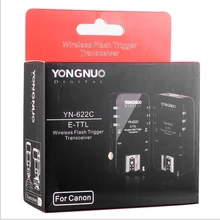 YONGNUO YN 622C, YN-622C Беспроводной ETTL HSS 1/8000 s вспышка триггера 2 трансиверы для Canon 1100D 1000D 650D 600D 550D 7D 5DII 50D
