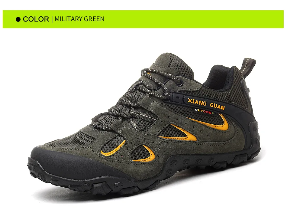 18 Xiang Guan походная обувь сапоги с низким вырезом уличные кроссовки спортивная обувь мужская Треккинговая дышащая альпинистская обувь новое поступление