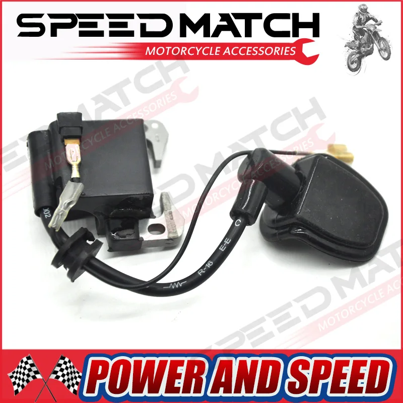 Катушка зажигания 33c 43CC 47CC 49CC мини ATV Карманный байк 2-детали для поршневого двигателя