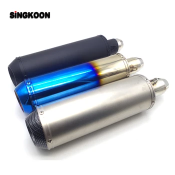 

2019 The Newest 51mm Universal motorcycle exhaust muffler Pipe escape moto FOR yamaha tracer 700 xmax300 cb400x suzuki gsxs1000