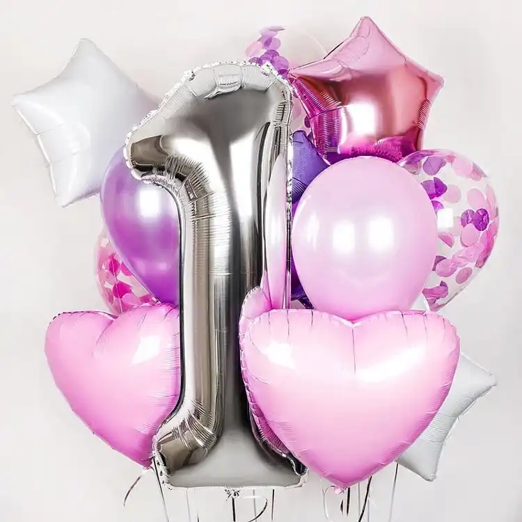 40 Inch Rose Gold Silver Pink Blue Black Big Size Number One 1st