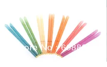 51 pairs/lot pesticide residue free aromatherapy trumpet ear candles,burning smoke free,mixed scent +protective disc