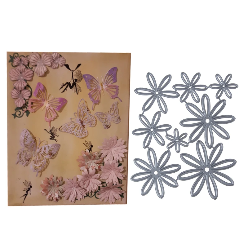 Aliexpress.com : Buy Estel Flower Set 8pcs Metal Cutting
