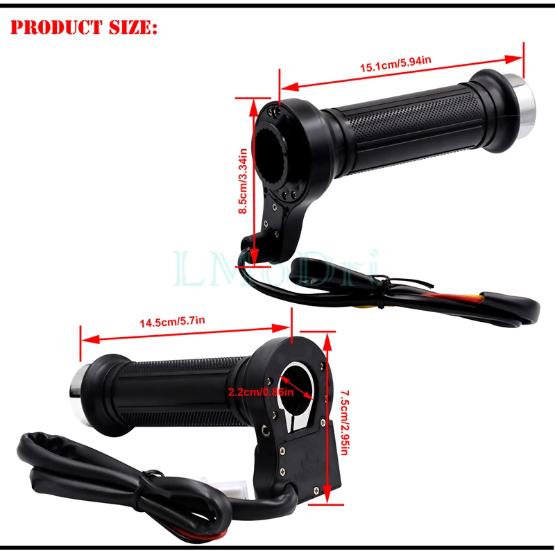 Najtaniej LMoDri 2016 nowy motocykl elektryczny podgrzewany uchwyt motocykl ATV ręcznie gorące uchwyty 7 8 \