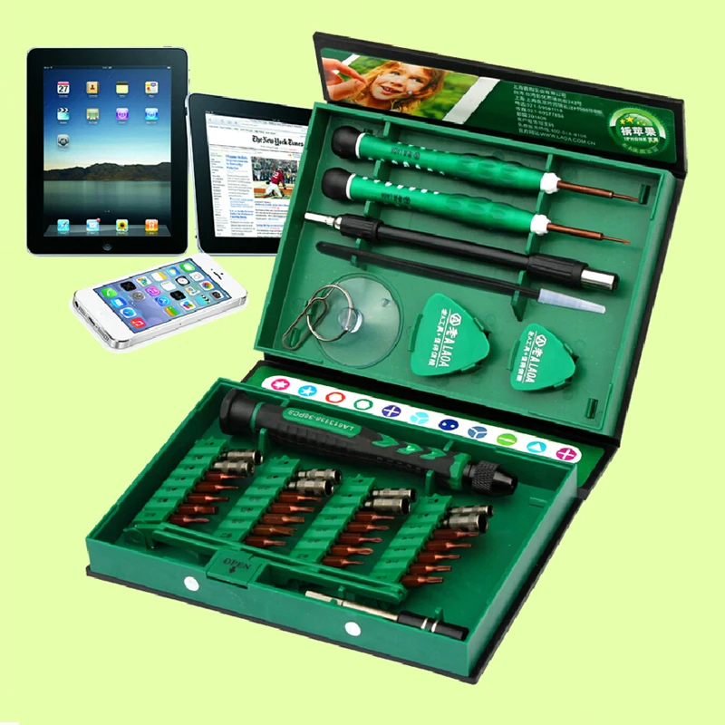 

Precision Screwdriver Set 38 in 1 Repair Tools Kit S2 Alloy Steel Screwdriver Bits Torx Tools for Repair Cell Phone iPhone PSP
