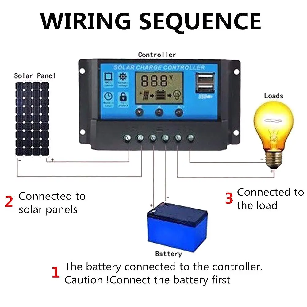 30A 12 V/24 V lcd Интеллектуальный автоматический регулятор заряда PWM солнечной батареи