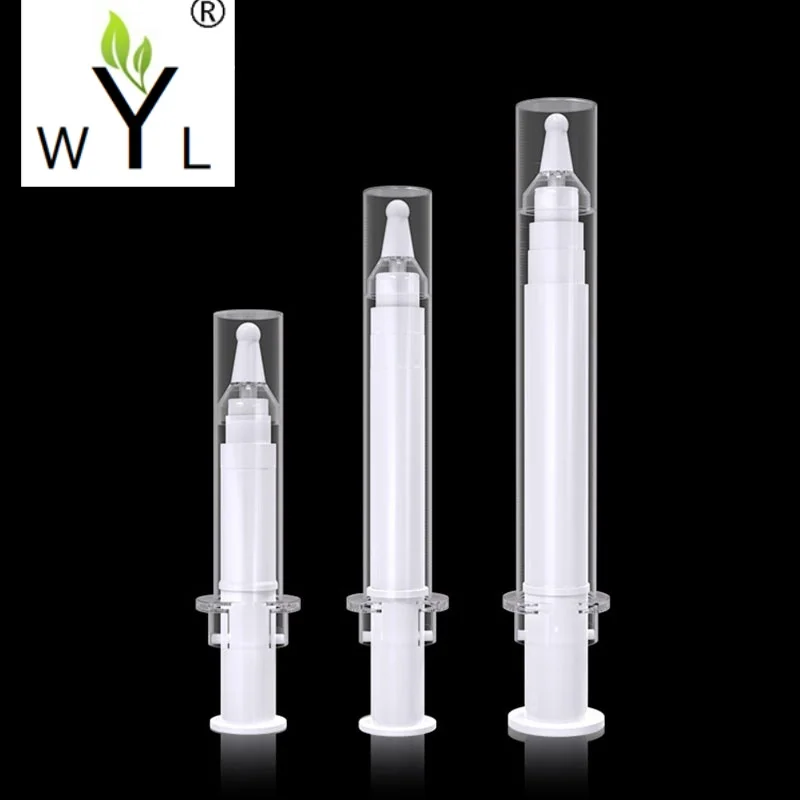 

5ml 10ml 20ML Empty Grade Airless Syringe Bottle/Vacuum Bottle, Emulsion Bottle Lotion Pump, DIY Clear Eyecream Container 50pcs